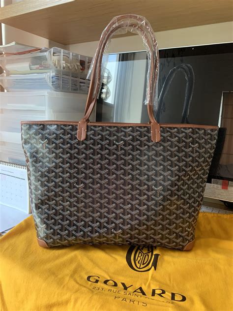 goyard bag original|genuine goyard bag.